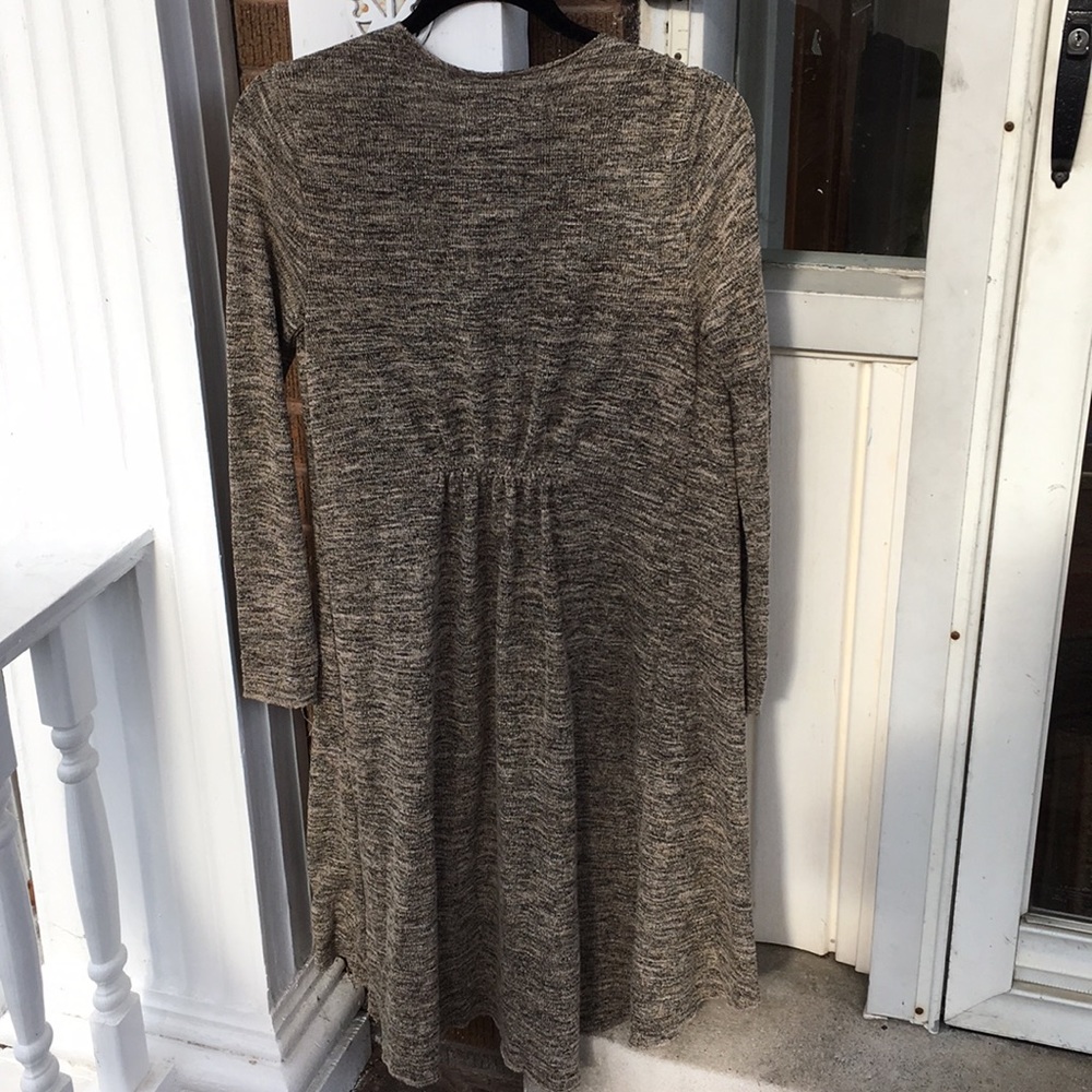 2/20 Cupio Brown/Black Long Cardigan - Picture 6 of 9